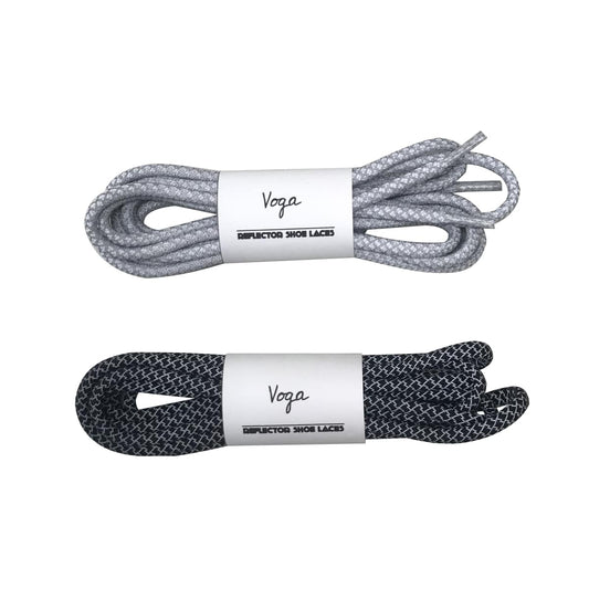Reflector Shoe Laces Pack (2White& 2Black)