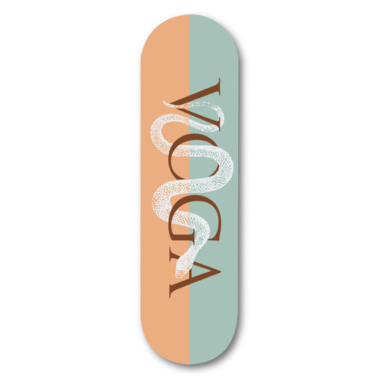 Snake Logo Board - Coral Sky